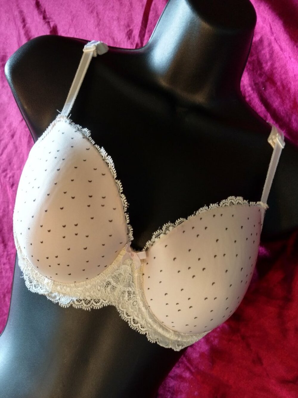 Victoria Secret Dream Angels Lined Demi Bra 34D